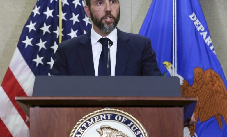 Jack Smith, quien dirigió sondas penales sobre Trump, está bajo investigación por la Oficina de Asesor Especial Jack Smith, quien dirigió sondas penales sobre Trump, está bajo investigación por la Oficina de Asesor Especial