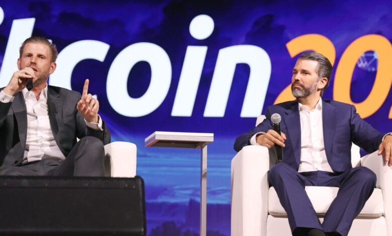 Trump Sons Crypto Business Plan para lanzar una empresa pública dedicada al token familiar.
