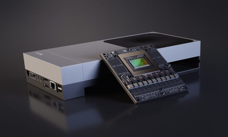 Jetson Agx Thor de Nvidia podría engañarte para que piense que es hardware de juego mientras empuja en secreto los límites de cómputo de IA récords récords Jetson Agx Thor de Nvidia podría engañarte para que piense que es hardware de juego mientras empuja en secreto los límites de cómputo de IA récords récords