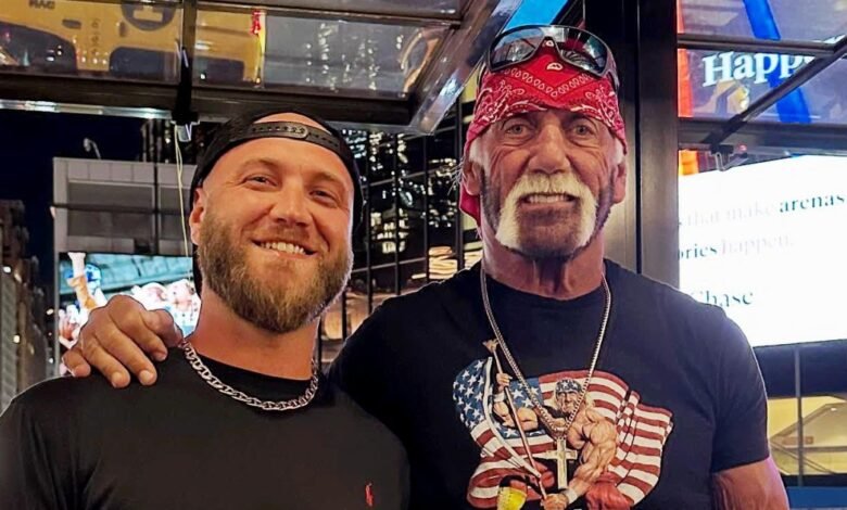 Hulk Hogan trabajó como el mejor hombre de hijo Nick unos meses antes de su muerte (excus) Hulk Hogan trabajó como el mejor hombre de hijo Nick unos meses antes de su muerte (excus)