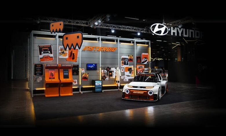 Hyundai Motor trae diversión con un automóvil retro con un concepto de automóvil a Gamescom 2025.