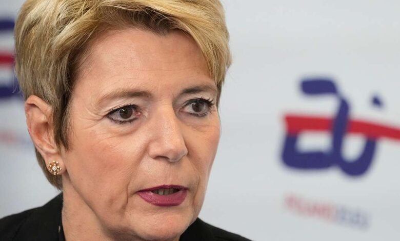 El presidente de Suiza se apresura a Washington para evitar tarifas El presidente de Suiza se apresura a Washington para evitar tarifas