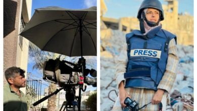 Periodistas palestinos asesinados en huelga israelí en el Hospital Gaza