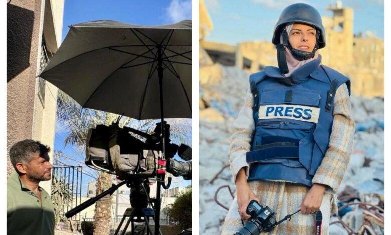 Periodistas palestinos asesinados en huelga israelí en el Hospital Gaza Periodistas palestinos asesinados en huelga israelí en el Hospital Gaza