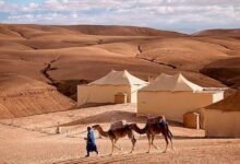 Un oasis oculto cerca de Marrakech: Descubra el campamento de lujo del desierto de Agafay con actividades