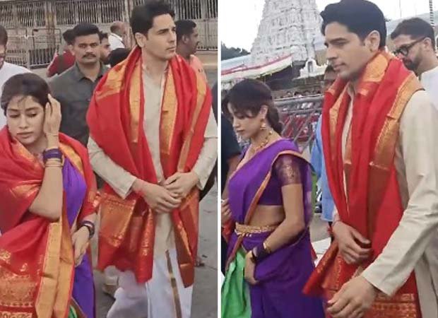 Siddhartha Malhotra, Janhavi Kapoor Visita Tirumala Tirupati Balaji antes del lanzamiento de Absolute Beauty Before the Temple: Bollywood News Siddhartha Malhotra, Janhavi Kapoor Visita Tirumala Tirupati Balaji antes del lanzamiento de Absolute Beauty Before the Temple: Bollywood News