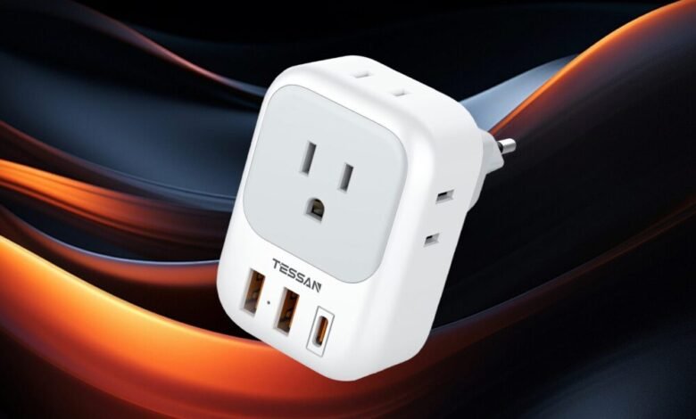 Cómo viajar más inteligente en Europa con el adaptador plegable de Tessan