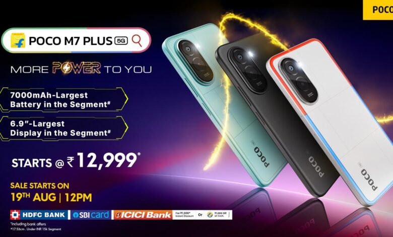 Poco M7 Plus 5G lanzado en India para compradores de presupuesto con una cámara de 50 MP y 7,000 mAh Battery Poco M7 Plus 5G lanzado en India para compradores de presupuesto con una cámara de 50 MP y 7,000 mAh Battery