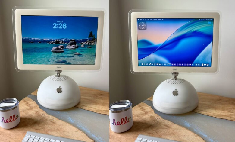 El vidrio líquido en iMac G4 es el mashup que no sabía que necesitaba, ahora no puedo dejar de pensar en ello