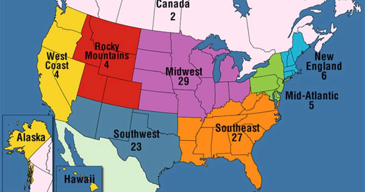 Mapa interactivo: donde se encuentran los 100 operadores privados de 2025 en América del Norte