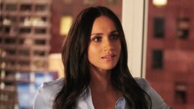 Meghan Merkel ama los trajes raros con el amor Meghan hacer referencias