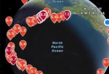 El mundo afecta el terremoto de 396, tamaño 5.0 o más en 30 días o el número real es mayor.