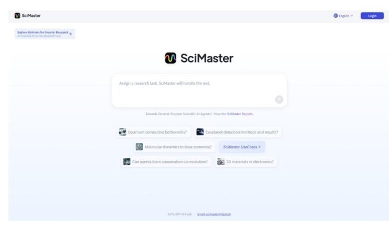 Scimaster lidera la revolución del agente científico en la era científica de la IA Scimaster lidera la revolución del agente científico en la era científica de la IA