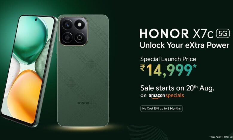 Honor X7C 5G lanzado en India para compradores de presupuesto con procesador Snapdragon