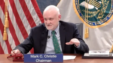 Christie de FERC da un paso hacia abajo, dejando a la agencia con tres miembros