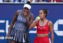 US Open 2025 Resultado: Venus Williams y Leylah Fernández llegaron a la tercera ronda de mujeres