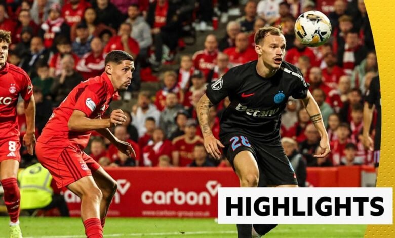 Aberdeen ha regresado para revivir la esperanza de la Europa League Aberdeen ha regresado para revivir la esperanza de la Europa League