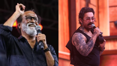 Lanzamiento del trailer de Coolie: Rajinikanth detiene a Amir Khan cuando se dirige a tocar las piernas