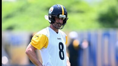 Aaron Rodgers entre los veteranos de los Steelers que no jugarán en el primer partido de pretemporada contra Jaguars