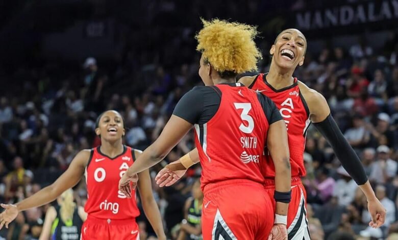 Clasificación de la WNBA, imagen de playoffs, mesa: Aces todavía gana racha, carrera para el número 8.
