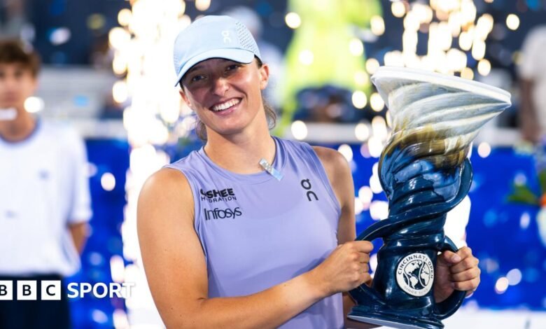 Cincinnati Abierto: IGA Swiatek vence a Jasmine Paolini para ganar el título Cincinnati Abierto: IGA Swiatek vence a Jasmine Paolini para ganar el título