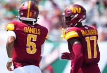Los comandantes QB Jayden Daniels abre a Terry McLaurin Solicitud de comercio: “No puedo controlar lo que él está pasando”