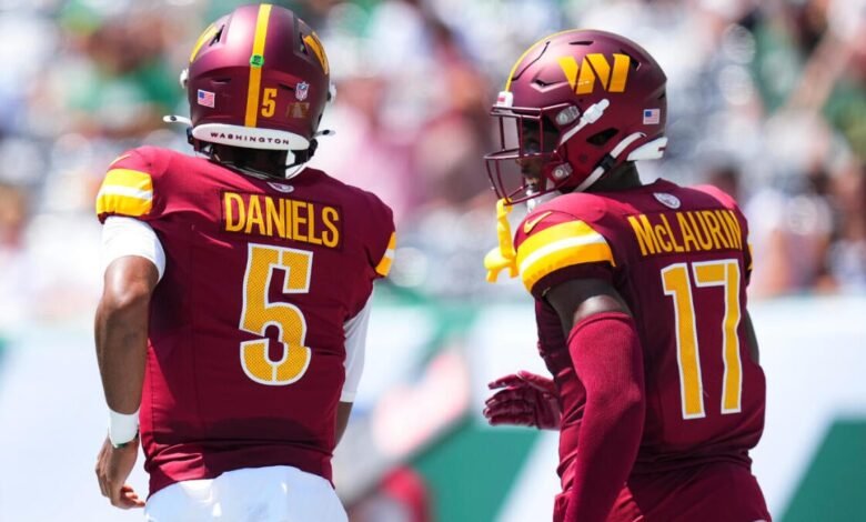 Los comandantes QB Jayden Daniels abre a Terry McLaurin Solicitud de comercio: “No puedo controlar lo que él está pasando”