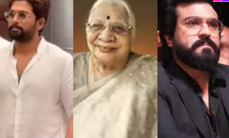 Allu Arjun y la abuela de Ram Charan murieron en 94 …; El actor de RRR canceló la sesión de pedi