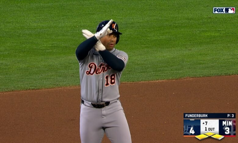 Trey Sweeney y Jahmai Jones Drive en Run cada uno para ayudar a los Tigres a tomar el liderazgo sobre los gemelos