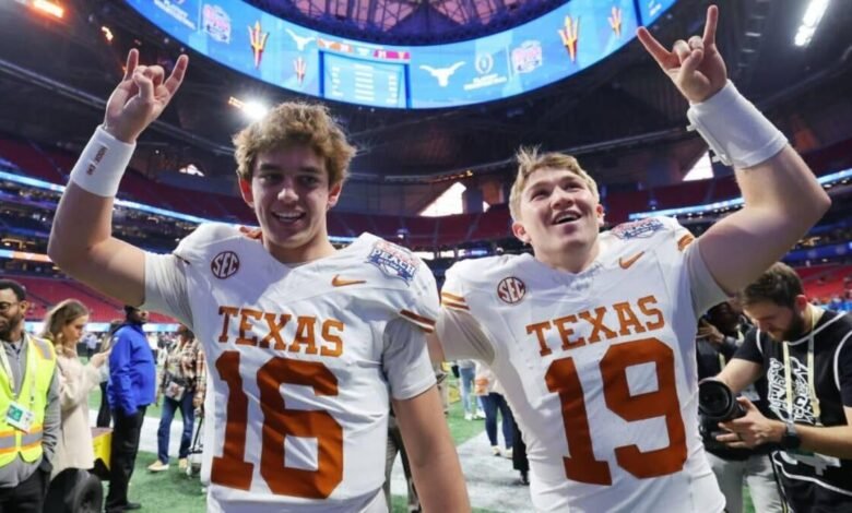 Arch Manning de Texas, DJ Lagway de Florida entre los jugadores de fútbol americano universitario que usan días de pago nulos para devolver
