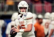 Texas en comparación con la predicción, las probabilidades, el tiempo: 2025 Week 1 Football University elegida por experto es 64-43