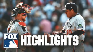 Gemelo con el guardián del punto culminante | MLB en Fox