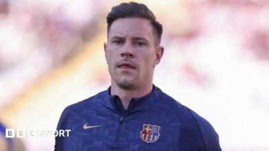 El portero de Barcelona Marc-Andre Ter Stegen Ter Stegen