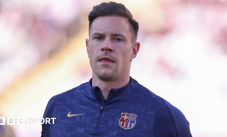 El portero de Barcelona Marc-Andre Ter Stegen Ter Stegen
