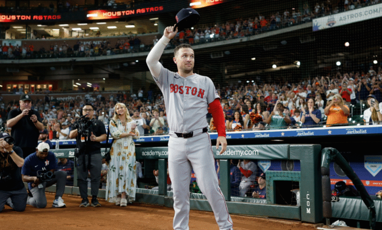 Alex Bregman Homers, se ovía de pie en Houston regresa, pero los Astros retienen el rally de los Medias Rojas para una gran victoria Alex Bregman Homers, se ovía de pie en Houston regresa, pero los Astros retienen el rally de los Medias Rojas para una gran victoria