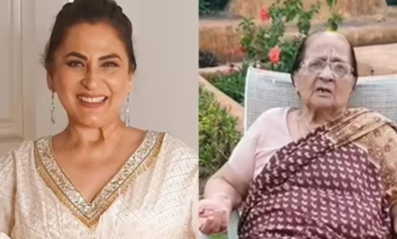 Era sensible a Archana Puran Singh mientras celebraba el 95 cumpleaños de su madre