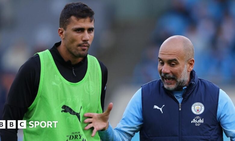 RODRI: El mediocampista del Manchester City ha tenido un retroceso de lesiones – Pep Guardiola RODRI: El mediocampista del Manchester City ha tenido un retroceso de lesiones – Pep Guardiola