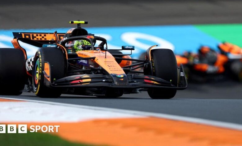 Países Bajos Gran Premio: Lando Norris más rápido de Oscar Piasstri en la primera práctica Países Bajos Gran Premio: Lando Norris más rápido de Oscar Piasstri en la primera práctica