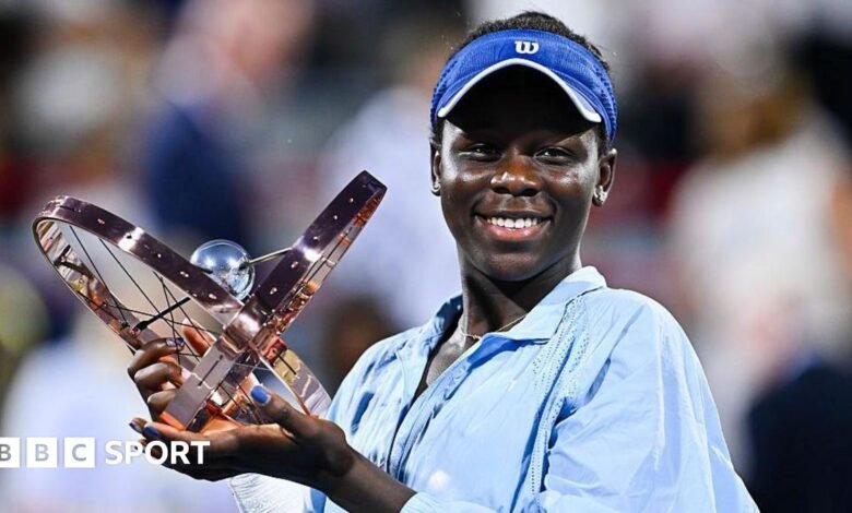 Victoria Mboko derrotó a Naomi Osaka para ganar el título de doncella WTA en Canadá Open