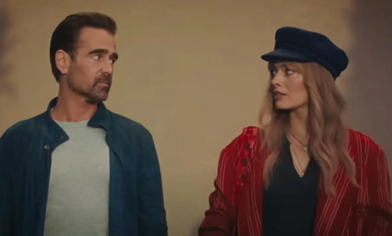 Margot Robbie, Colin Ferrell tiene una hermosa hermosa y audaz que viaja a un nuevo trailer