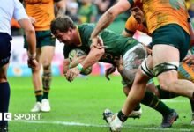 Sudáfrica 30-22 Australia: los Springboks se recuperan de la apertura del campeonato de rugby