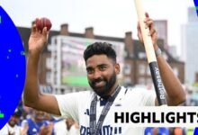 Sr. V India, prueba del jueves: lo más destacado del quinto día en Oval