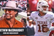 ‘Ding Ding, estamos en el ring’: McConaughey, primer discurso, Texas -ohio.
