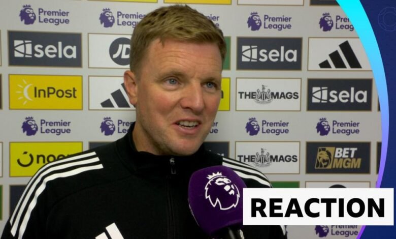 Premier League – Newcastle United V Liverpool: Eddie Howe Post -Tres