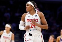 Mystics intercambia aaliyah Edwards a Sun por Jacy Sheldon, Select Swap: Washington, agregue atletas calificados.