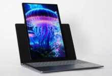 Leaker comparte los nuevos conceptos radicales de Lenovo: una computadora portátil con una pantalla que gira en retrato, y un soporte de cuaderno con AI con IA