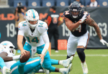 Dolphin QB Quinn Ewers lucha en el lanzamiento antes del debut; ¿La antigua estrella de Texas corre el riesgo de no crear un equipo?