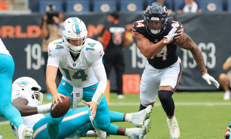 Dolphin QB Quinn Ewers lucha en el lanzamiento antes del debut; ¿La antigua estrella de Texas corre el riesgo de no crear un equipo?