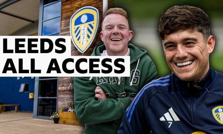 BBC Sport recibe acceso al entrenamiento antes de la temporada de Leeds United
