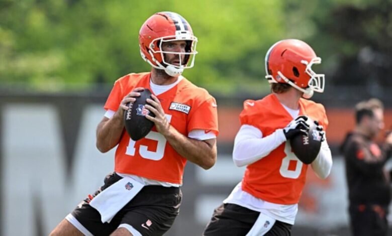 Joe Flacco superó la tabla de profundidad inicial de Browns en QB; ¿Qué significa esto para Dillon Gabriel, Shedeur Sanders? Joe Flacco superó la tabla de profundidad inicial de Browns en QB; ¿Qué significa esto para Dillon Gabriel, Shedeur Sanders?
